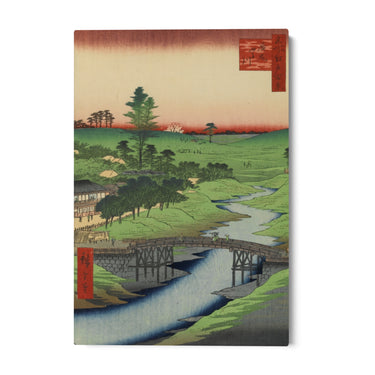 Quadro Stampa su Tela Le Cento vedute famose di Edo XXII, Utagawa Hiroshige - CupidoDesign