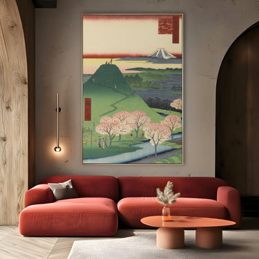 Quadro Stampa su Tela Le Cento vedute famose di Edo XXIV, Utagawa Hiroshige - CupidoDesign