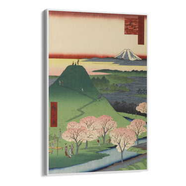 Quadro Stampa su Tela Le Cento vedute famose di Edo XXIV, Utagawa Hiroshige - CupidoDesign