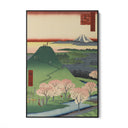 Quadro Stampa su Tela Le Cento vedute famose di Edo XXIV, Utagawa Hiroshige - CupidoDesign