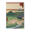 Quadro Stampa su Tela Le Cento vedute famose di Edo XXIV, Utagawa Hiroshige - CupidoDesign