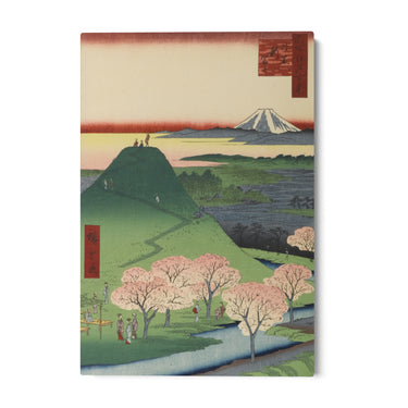 Quadro Stampa su Tela Le Cento vedute famose di Edo XXIV, Utagawa Hiroshige - CupidoDesign