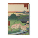 Quadro Stampa su Tela Le Cento vedute famose di Edo XXIV, Utagawa Hiroshige - CupidoDesign