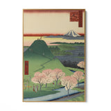 Quadro Stampa su Tela Le Cento vedute famose di Edo XXIV, Utagawa Hiroshige - CupidoDesign