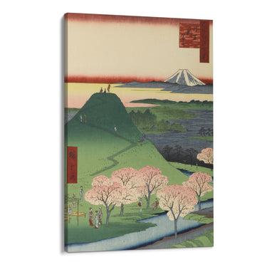 Quadro Stampa su Tela Le Cento vedute famose di Edo XXIV, Utagawa Hiroshige - CupidoDesign