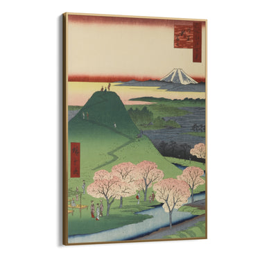 Quadro Stampa su Tela Le Cento vedute famose di Edo XXIV, Utagawa Hiroshige - CupidoDesign