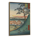 Quadro Stampa su Tela Le Cento vedute famose di Edo XXV, Utagawa Hiroshige - CupidoDesign