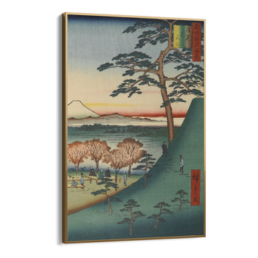 Quadro Stampa su Tela Le Cento vedute famose di Edo XXV, Utagawa Hiroshige - CupidoDesign