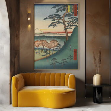 Quadro Stampa su Tela Le Cento vedute famose di Edo XXV, Utagawa Hiroshige - CupidoDesign