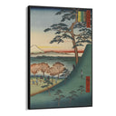 Quadro Stampa su Tela Le Cento vedute famose di Edo XXV, Utagawa Hiroshige - CupidoDesign