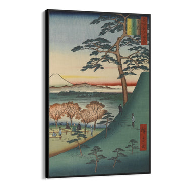 Quadro Stampa su Tela Le Cento vedute famose di Edo XXV, Utagawa Hiroshige - CupidoDesign