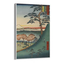 Quadro Stampa su Tela Le Cento vedute famose di Edo XXV, Utagawa Hiroshige - CupidoDesign