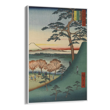 Quadro Stampa su Tela Le Cento vedute famose di Edo XXV, Utagawa Hiroshige - CupidoDesign