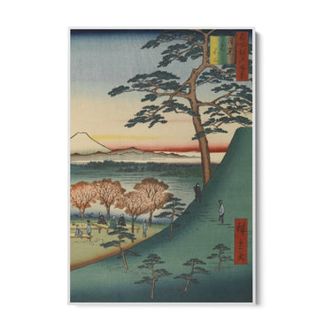 Quadro Stampa su Tela Le Cento vedute famose di Edo XXV, Utagawa Hiroshige - CupidoDesign