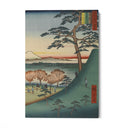 Quadro Stampa su Tela Le Cento vedute famose di Edo XXV, Utagawa Hiroshige - CupidoDesign