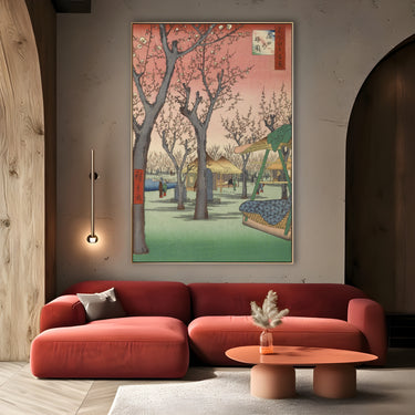 Quadro Stampa su Tela Le Cento vedute famose di Edo XXVII, Utagawa Hiroshige - CupidoDesign