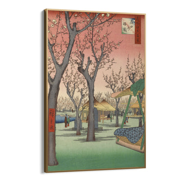 Quadro Stampa su Tela Le Cento vedute famose di Edo XXVII, Utagawa Hiroshige - CupidoDesign