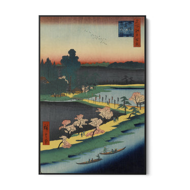 Quadro Stampa su Tela Le Cento vedute famose di Edo XXXI, Utagawa Hiroshige - CupidoDesign