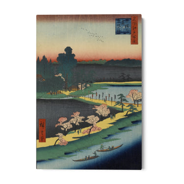 Quadro Stampa su Tela Le Cento vedute famose di Edo XXXI, Utagawa Hiroshige - CupidoDesign