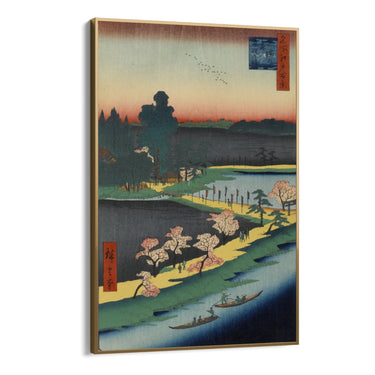 Quadro Stampa su Tela Le Cento vedute famose di Edo XXXI, Utagawa Hiroshige - CupidoDesign