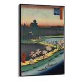 Quadro Stampa su Tela Le Cento vedute famose di Edo XXXI, Utagawa Hiroshige - CupidoDesign