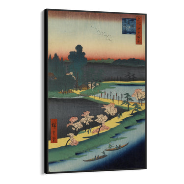 Quadro Stampa su Tela Le Cento vedute famose di Edo XXXI, Utagawa Hiroshige - CupidoDesign