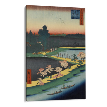 Quadro Stampa su Tela Le Cento vedute famose di Edo XXXI, Utagawa Hiroshige - CupidoDesign