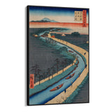 Quadro Stampa su Tela Le Cento vedute famose di Edo XXXIII, Utagawa Hiroshige - CupidoDesign