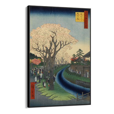 Quadro Stampa su Tela Le Cento vedute famose di Edo XLII, Utagawa Hiroshige - CupidoDesign