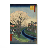 Quadro Stampa su Tela Le Cento vedute famose di Edo XLII, Utagawa Hiroshige - CupidoDesign