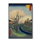 Quadro Stampa su Tela Le Cento vedute famose di Edo XLII, Utagawa Hiroshige - CupidoDesign