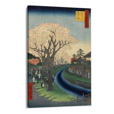 Quadro Stampa su Tela Le Cento vedute famose di Edo XLII, Utagawa Hiroshige - CupidoDesign