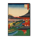 Quadro Stampa su Tela Le Cento vedute famose di Edo XLIX, Utagawa Hiroshige - CupidoDesign