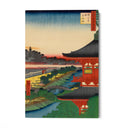Quadro Stampa su Tela Le Cento vedute famose di Edo XLIX, Utagawa Hiroshige - CupidoDesign