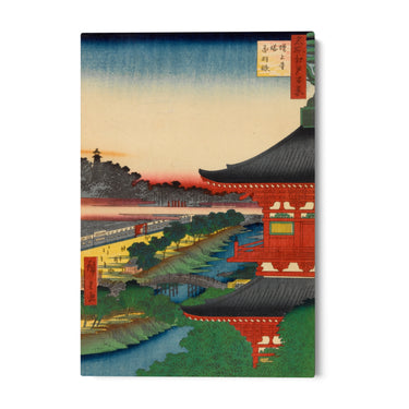 Quadro Stampa su Tela Le Cento vedute famose di Edo XLIX, Utagawa Hiroshige - CupidoDesign