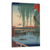 Quadro Stampa su Tela Le Cento vedute famose di Edo LXII, Utagawa Hiroshige - CupidoDesign