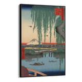 Quadro Stampa su Tela Le Cento vedute famose di Edo LXII, Utagawa Hiroshige - CupidoDesign