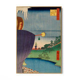 Quadro Stampa su Tela Le Cento vedute famose di Edo LXV, Utagawa Hiroshige - CupidoDesign