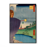 Quadro Stampa su Tela Le Cento vedute famose di Edo LXV, Utagawa Hiroshige - CupidoDesign