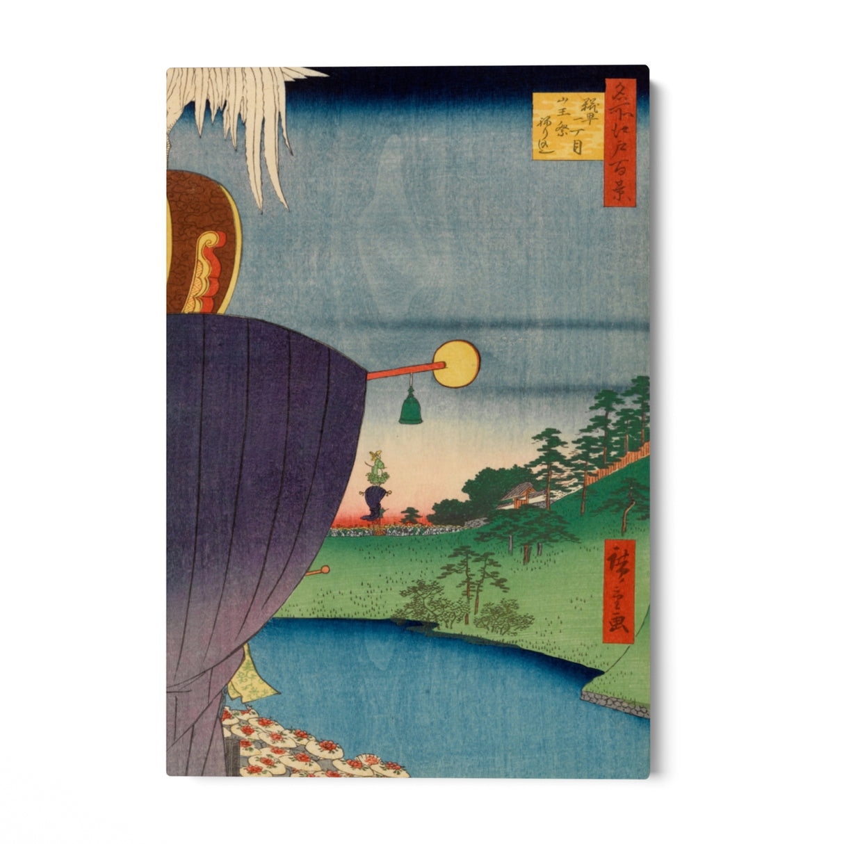 Quadro Stampa su Tela Le Cento vedute famose di Edo LXV, Utagawa Hiroshige - CupidoDesign