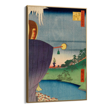 Quadro Stampa su Tela Le Cento vedute famose di Edo LXV, Utagawa Hiroshige - CupidoDesign