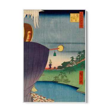 Quadro Stampa su Tela Le Cento vedute famose di Edo LXV, Utagawa Hiroshige - CupidoDesign