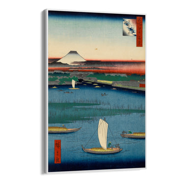 Quadro Stampa su Tela Le Cento vedute famose di Edo LXVII, Utagawa Hiroshige - CupidoDesign