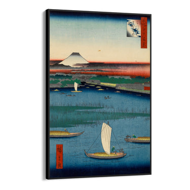 Quadro Stampa su Tela Le Cento vedute famose di Edo LXVII, Utagawa Hiroshige - CupidoDesign