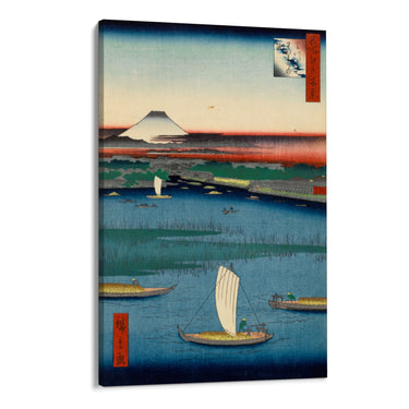 Quadro Stampa su Tela Le Cento vedute famose di Edo LXVII, Utagawa Hiroshige - CupidoDesign