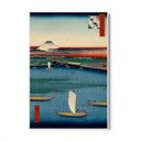 Quadro Stampa su Tela Le Cento vedute famose di Edo LXVII, Utagawa Hiroshige - CupidoDesign