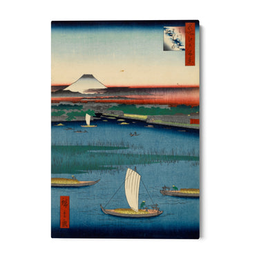 Quadro Stampa su Tela Le Cento vedute famose di Edo LXVII, Utagawa Hiroshige - CupidoDesign