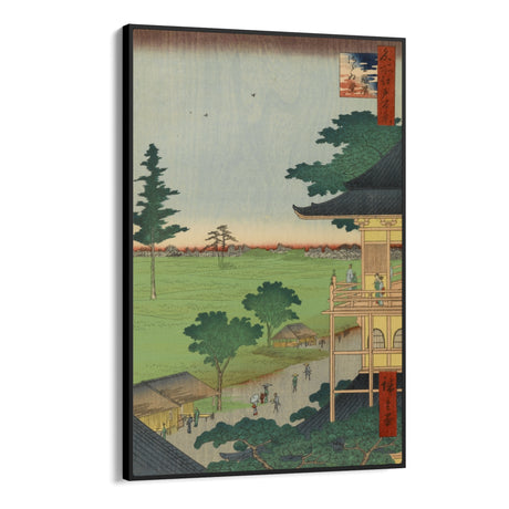 Quadro Stampa su Tela Le Cento vedute famose di Edo LXX, Utagawa Hiroshige - CupidoDesign