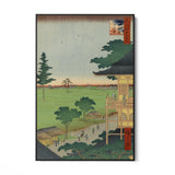 Quadro Stampa su Tela Le Cento vedute famose di Edo LXX, Utagawa Hiroshige - CupidoDesign