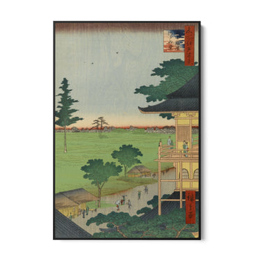 Quadro Stampa su Tela Le Cento vedute famose di Edo LXX, Utagawa Hiroshige - CupidoDesign